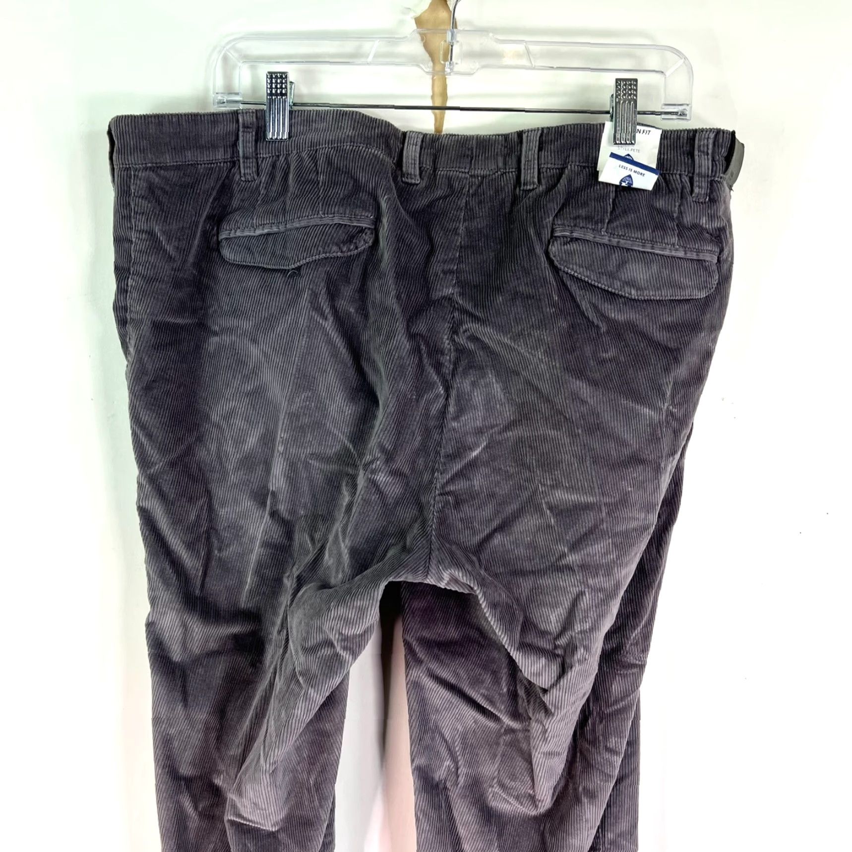 BRAX VINTAGE Brax Chuck Pete Modern Fit Stretch Corduroy Pants Mens 40 Gray 90s Classic Casual Formal Size US 40 / EU 56 - 5 Thumbnail