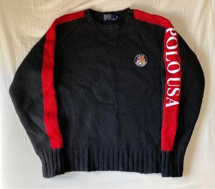 image of Vintage Polo Ralph Laurent Polo Usa Sweater Fit Men Small