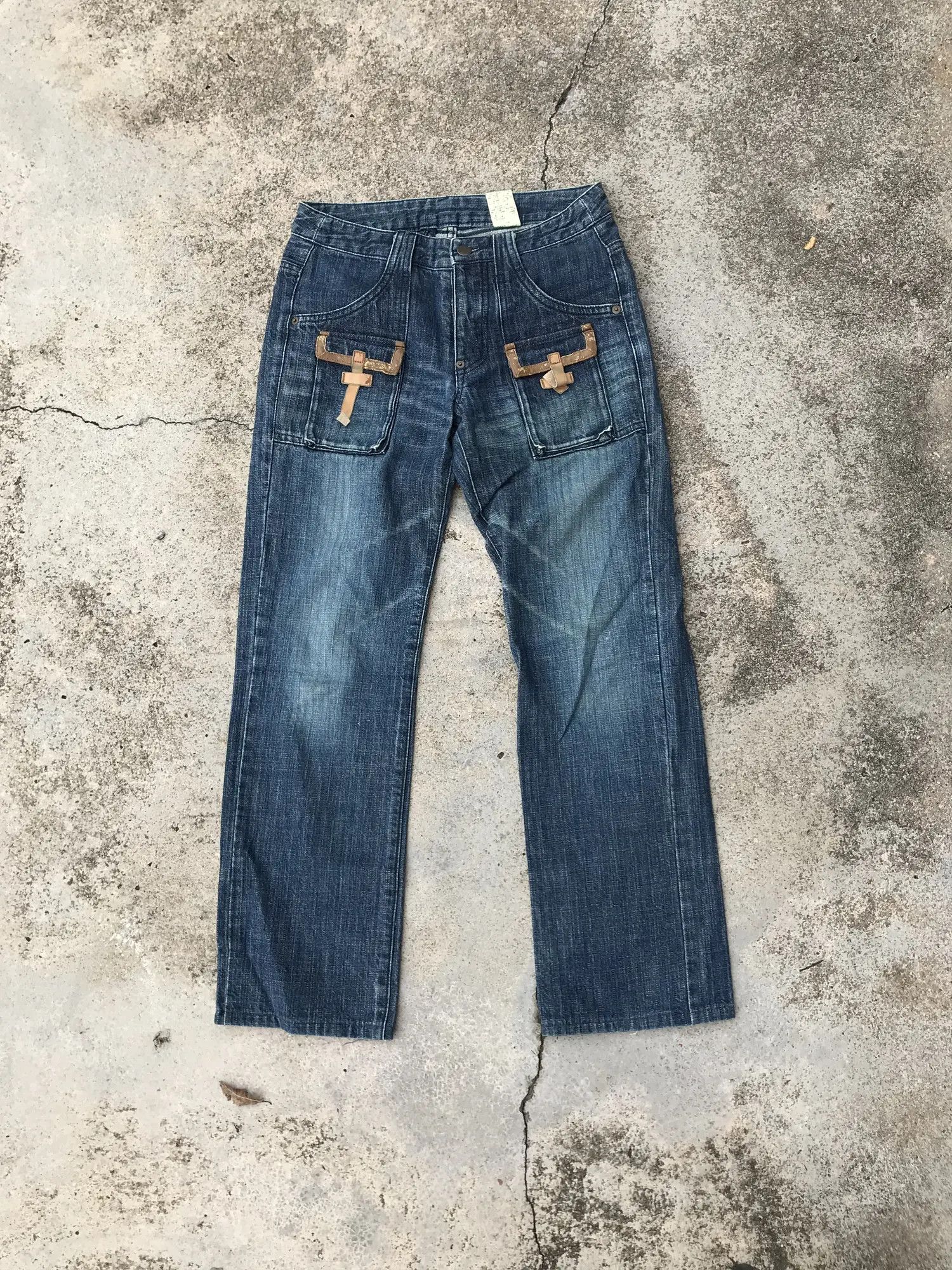 Vintage Bush Pants Distressed Denim Size US 29 - 3 Thumbnail