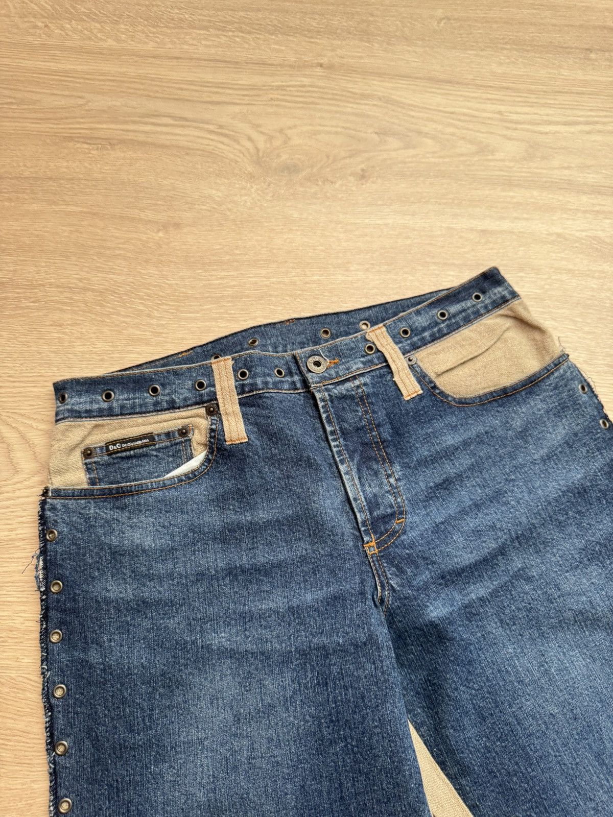 Dolce & Gabbana Vintage 00’s Dolce & Gabbana Avant Garde y2k Archival Pants Size 32" / US 10 / IT 46 - 2 Thumbnail