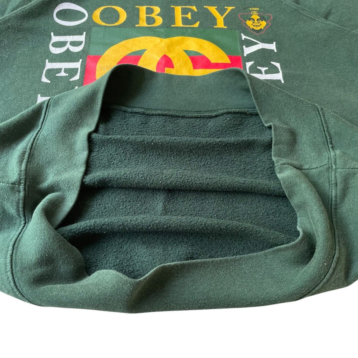 Obey Vintage 90s Obey Gucci style skateboard skatewear sweatshirt Size US M / EU 48-50 / 2 - 6 Thumbnail