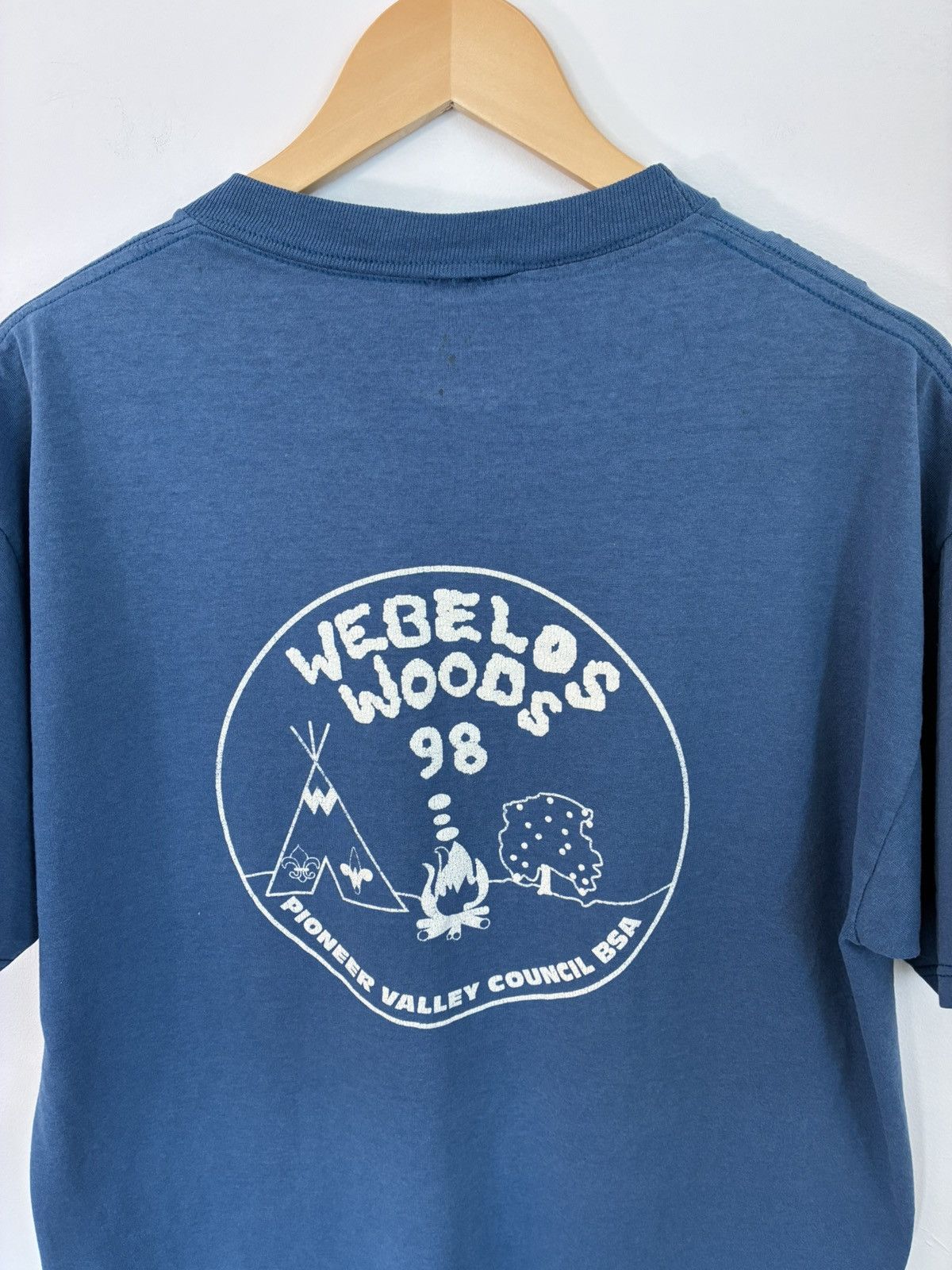 Vintage Sun Faded 1998 Camping Tee Size US L / EU 52-54 / 3 - 5 Thumbnail
