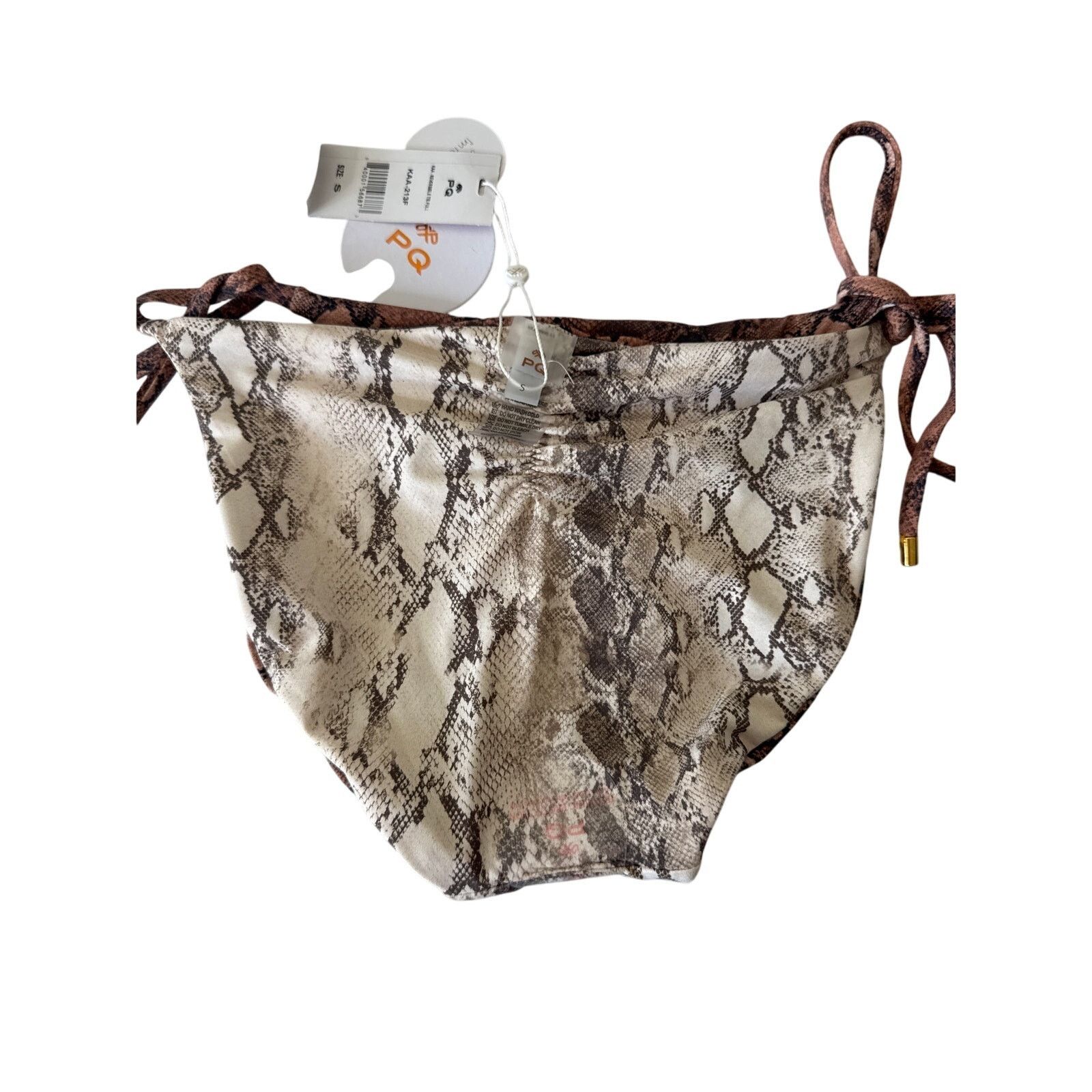 Other PQ swim Kaa Reversible Tie full tie string bikini bottom Size ONE SIZE - 4 Thumbnail