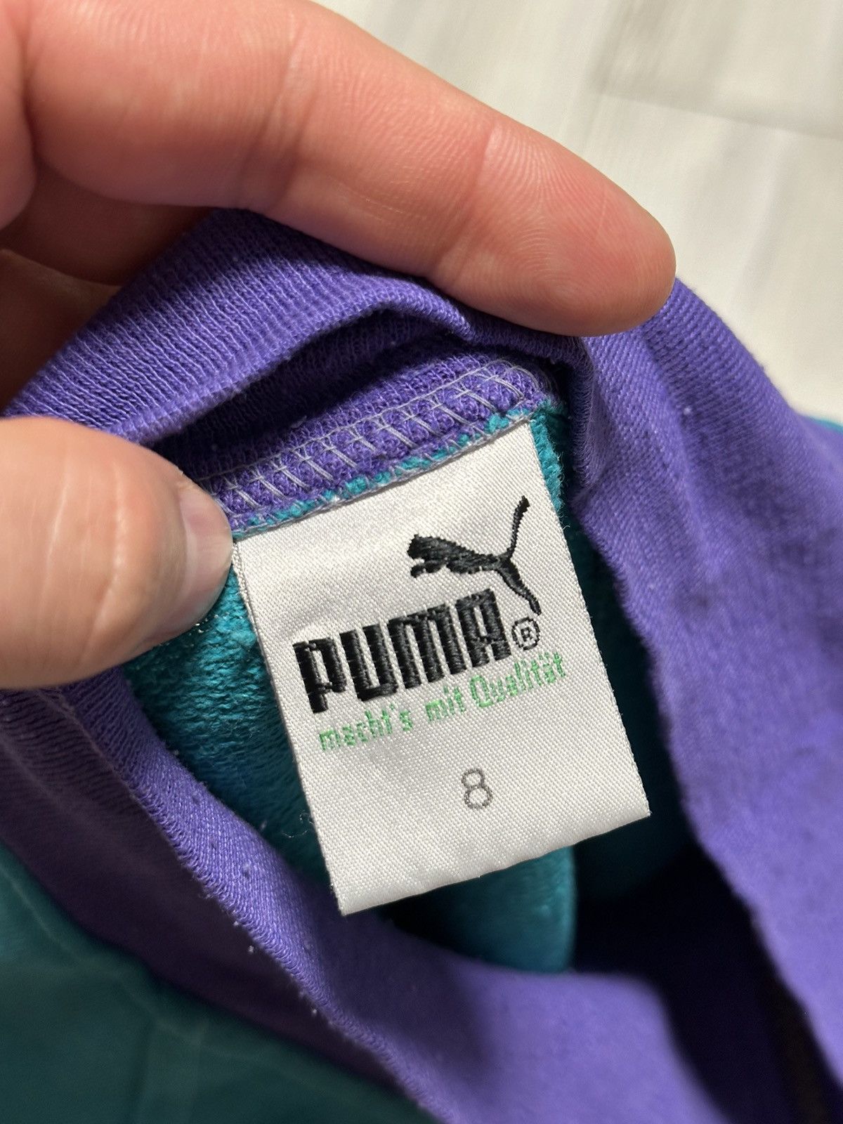 Puma 80s Puma Athletic Half-Zip Sweatshirt Jacket Size US L / EU 52-54 / 3 - 5 Thumbnail