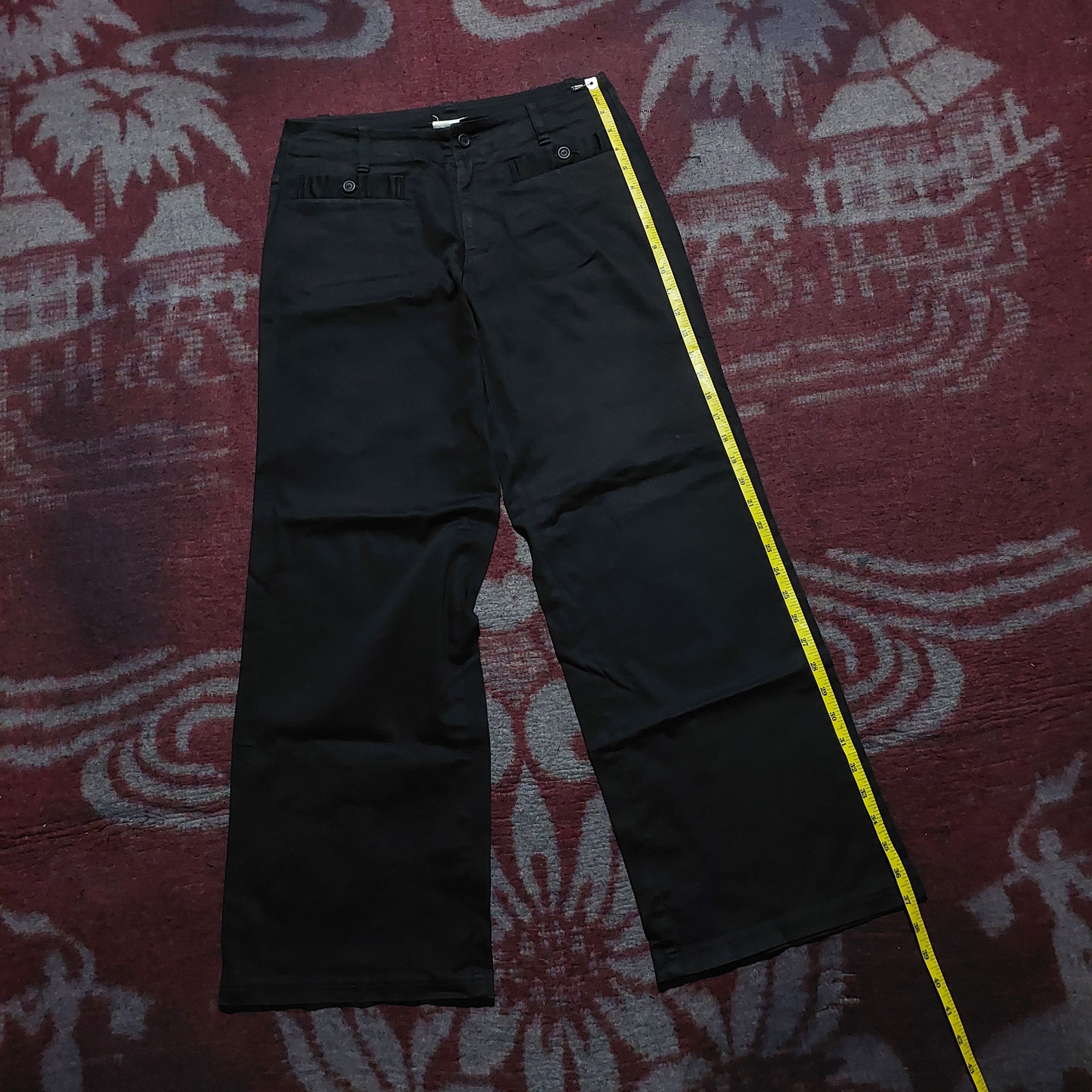 Issey Miyake Issey miyake Plantation black wide pants Size US 30 / EU 46 - 10 Thumbnail