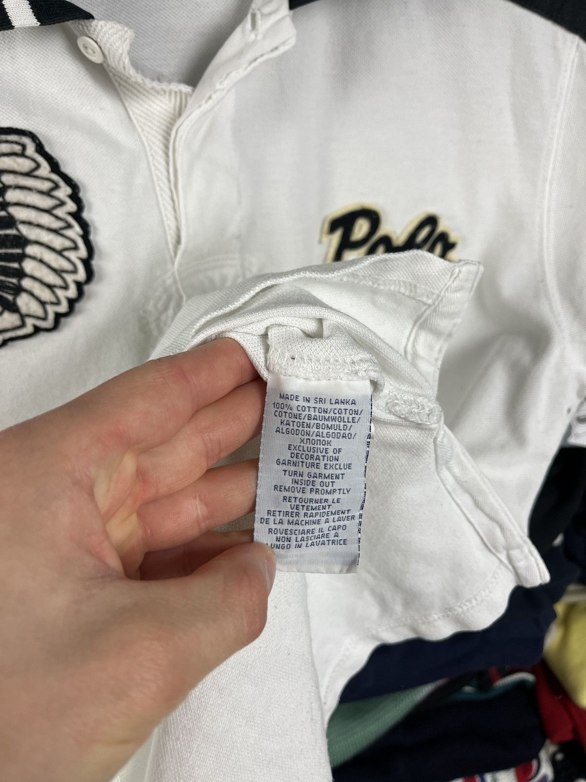 Polo Ralph Lauren × Vintage Polo Ralph Lauren Shirt Indian Head Chief Kief Football Rare Size US M / EU 48-50 / 2 - 7 Thumbnail