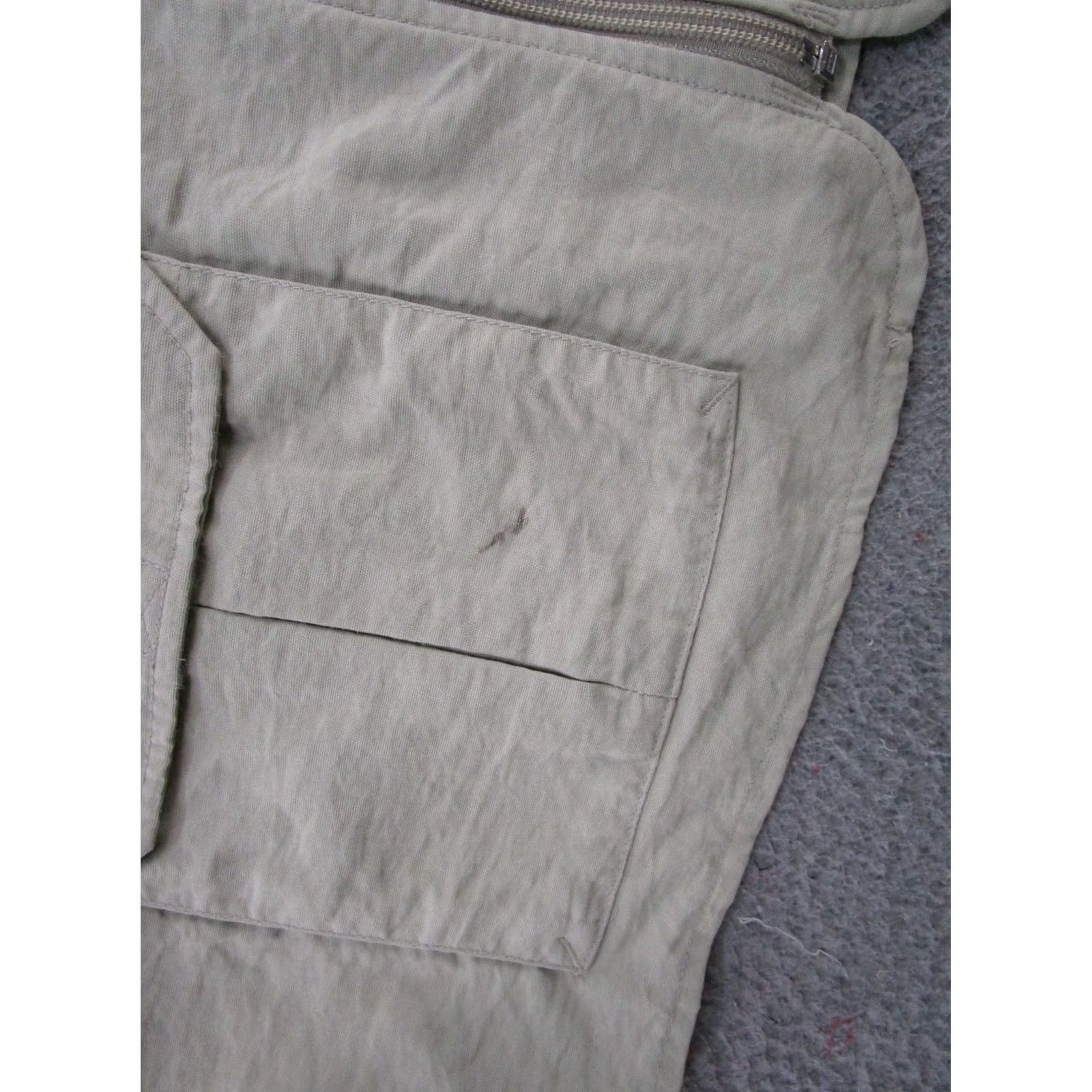 Vintage Columbia Vest Unisex XL Nylon Full Zip Windbreaker Pockets Outdoor Fishing Hunting GRT Beige Size US XL / EU 56 / 4 - 5 Thumbnail