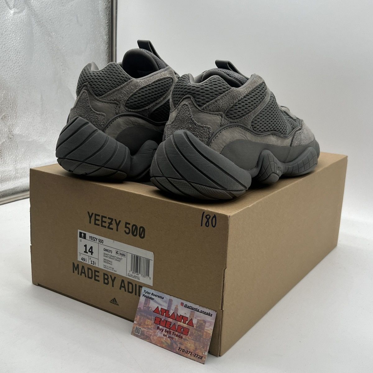 Adidas Yeezy 500 granite Size US 14 / EU 47 - 5 Thumbnail