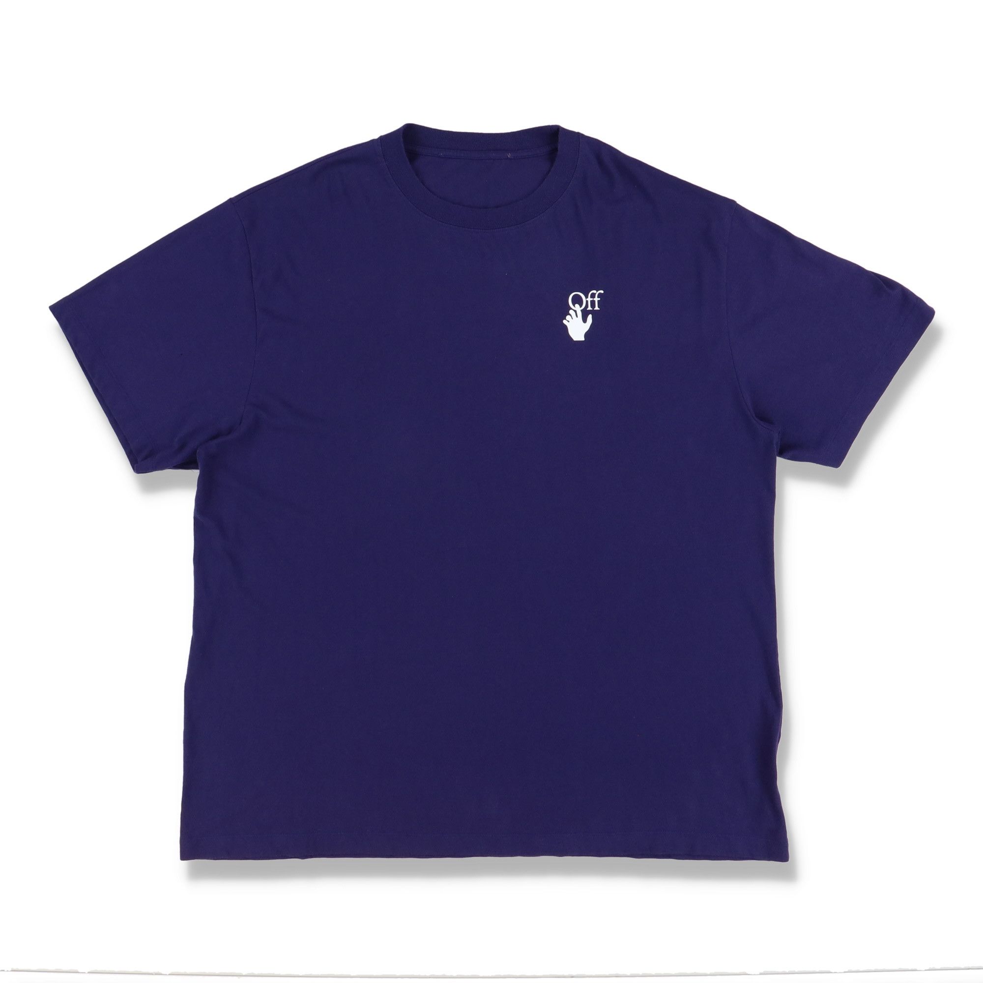 Off-White Blue Marker Arrows Logo Oversized T-Shirt Size US XXS / EU 40 - 5 Thumbnail