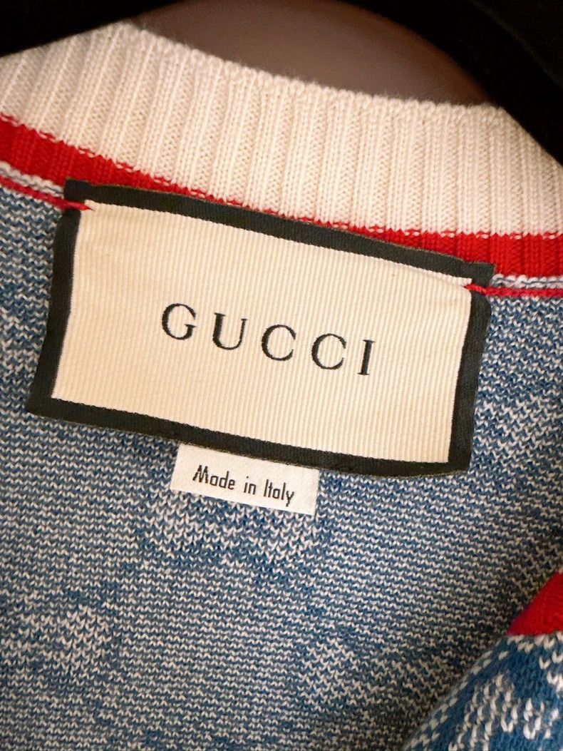 Gucci Gucci Full logo cardigan sweater jacket 2504-Nextarrow Size M / US 6-8 / IT 42-44 - 8 Thumbnail