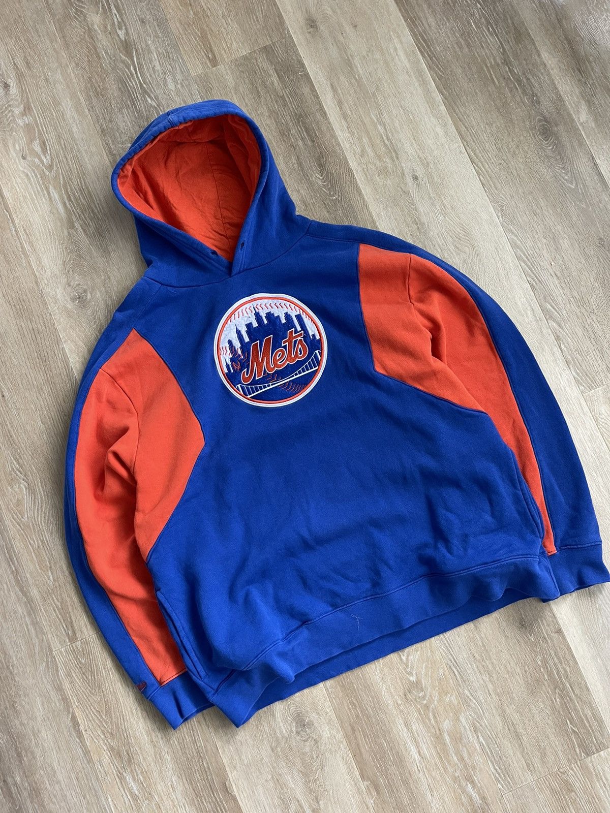 Mitchell & Ness × Vintage VINTAGE Y2K MITCHELL & NESS HEAVYWEIGHT HOODIE Size US XL / EU 56 / 4 - 2 Thumbnail