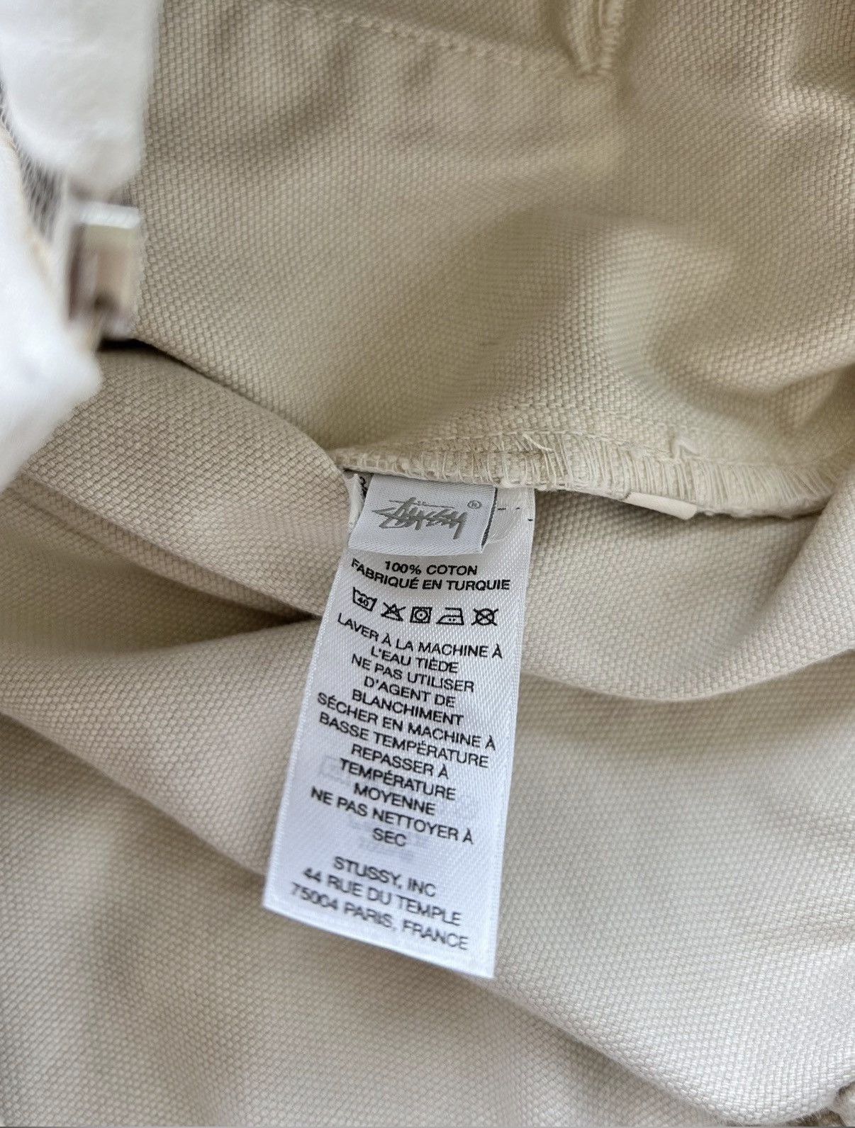 Stussy Stussy Unlined Canvas Work Jacket Vintage Natural XL Size US XL / EU 56 / 4 - 8 Thumbnail