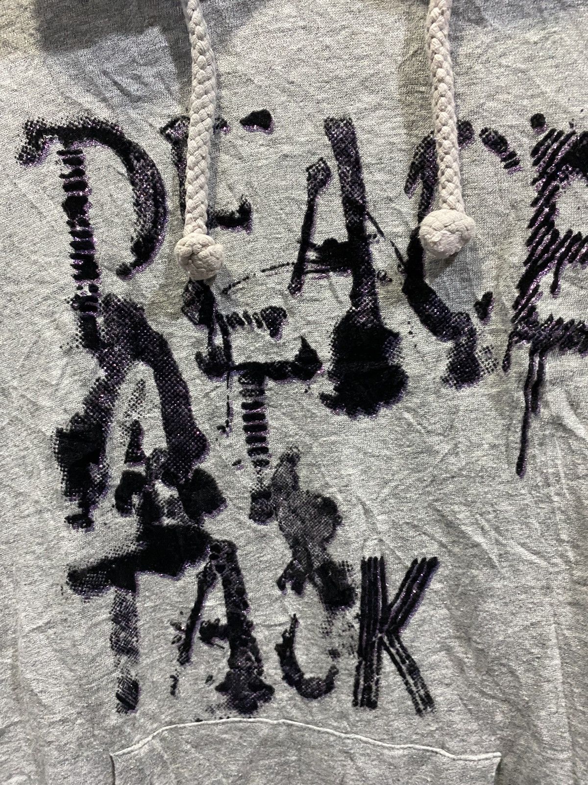 Japanese Brand Izzue Poem Peace of Tack Hoodie Glitter Print Art Stuff Size US S / EU 44-46 / 1 - 2 Thumbnail