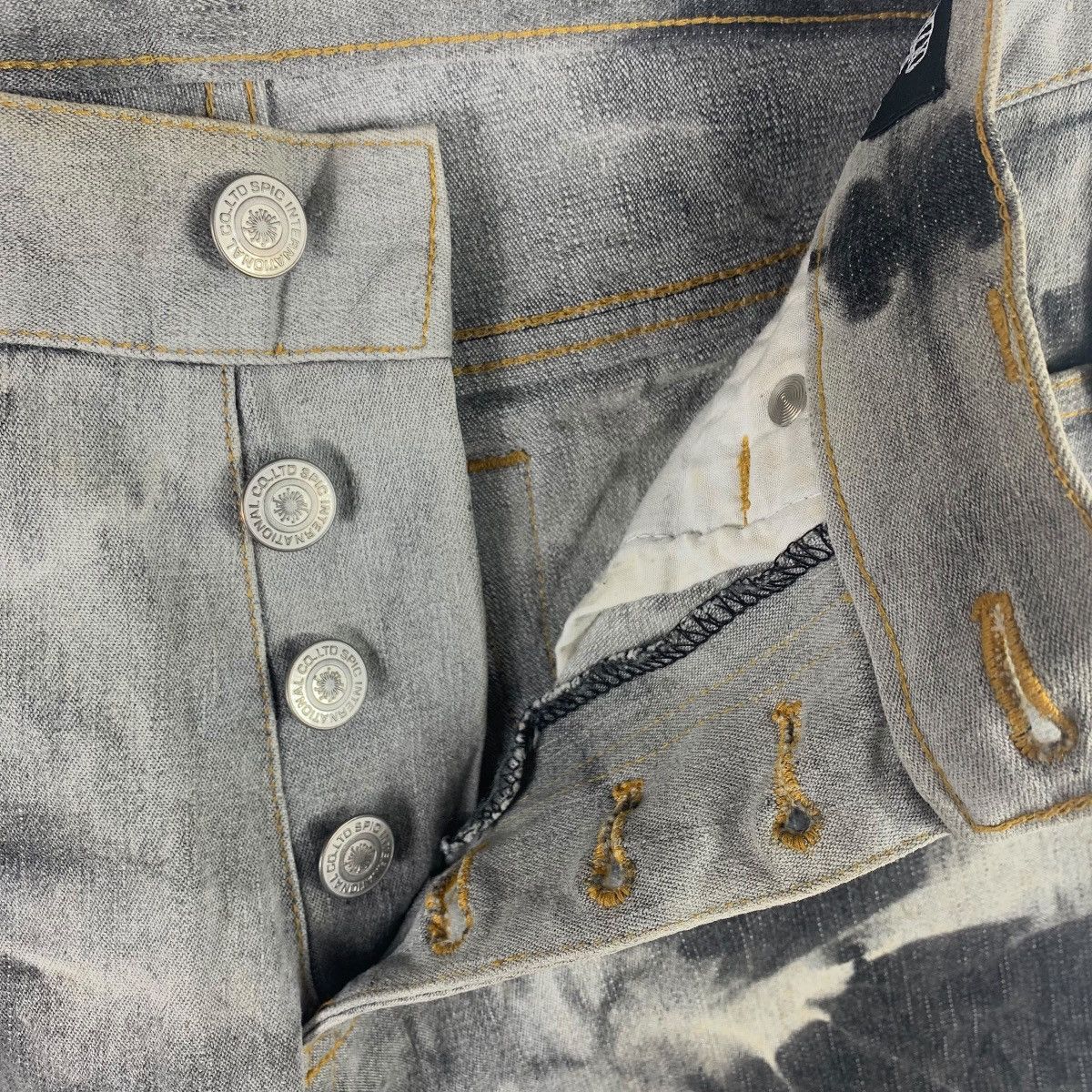 Japanese Brand × Tornado Mart TORNADO MART Flare bleach denim jeans Size 29" - 19 Thumbnail