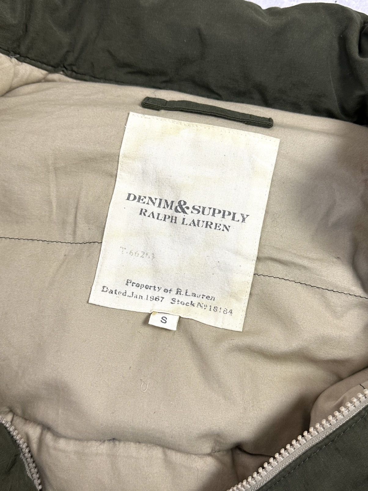 Denim & Supply Ralph Lauren × Vintage Ralph Lauren Denim Supply Puffer Long Sleeve Khaki Jacket Size S / US 4 / IT 40 - 8 Thumbnail