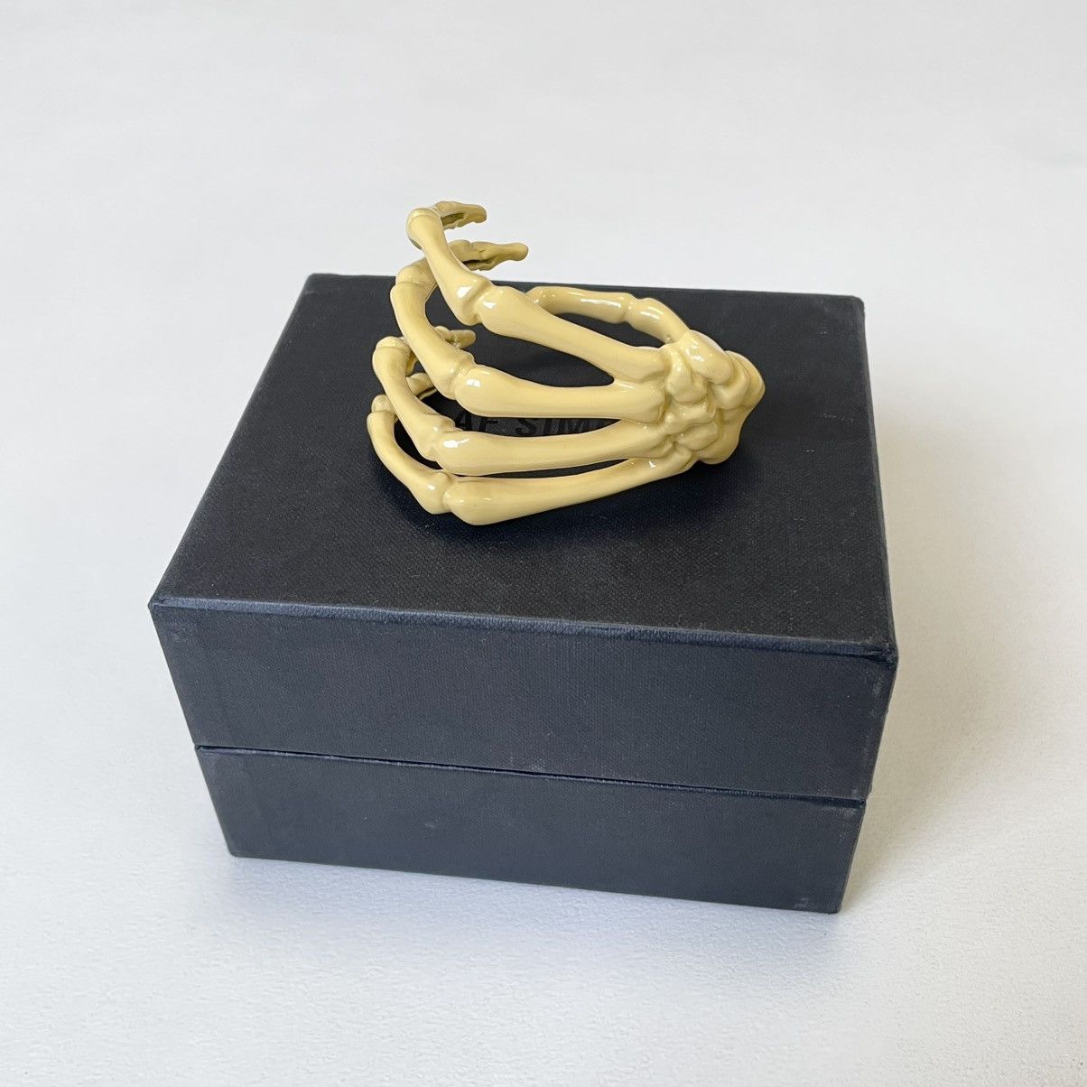 Raf Simons S/S 22 Yellow Skeleton Hand Cuff Bracelet Size ONE SIZE - 1 Thumbnail