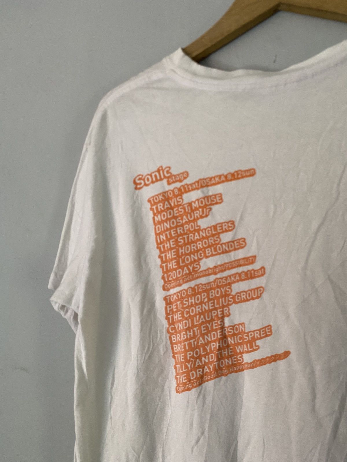 Band Tees × Japanese Brand × Vintage 2000s sonics festival band performs tshirt Size US M / EU 48-50 / 2 - 3 Thumbnail