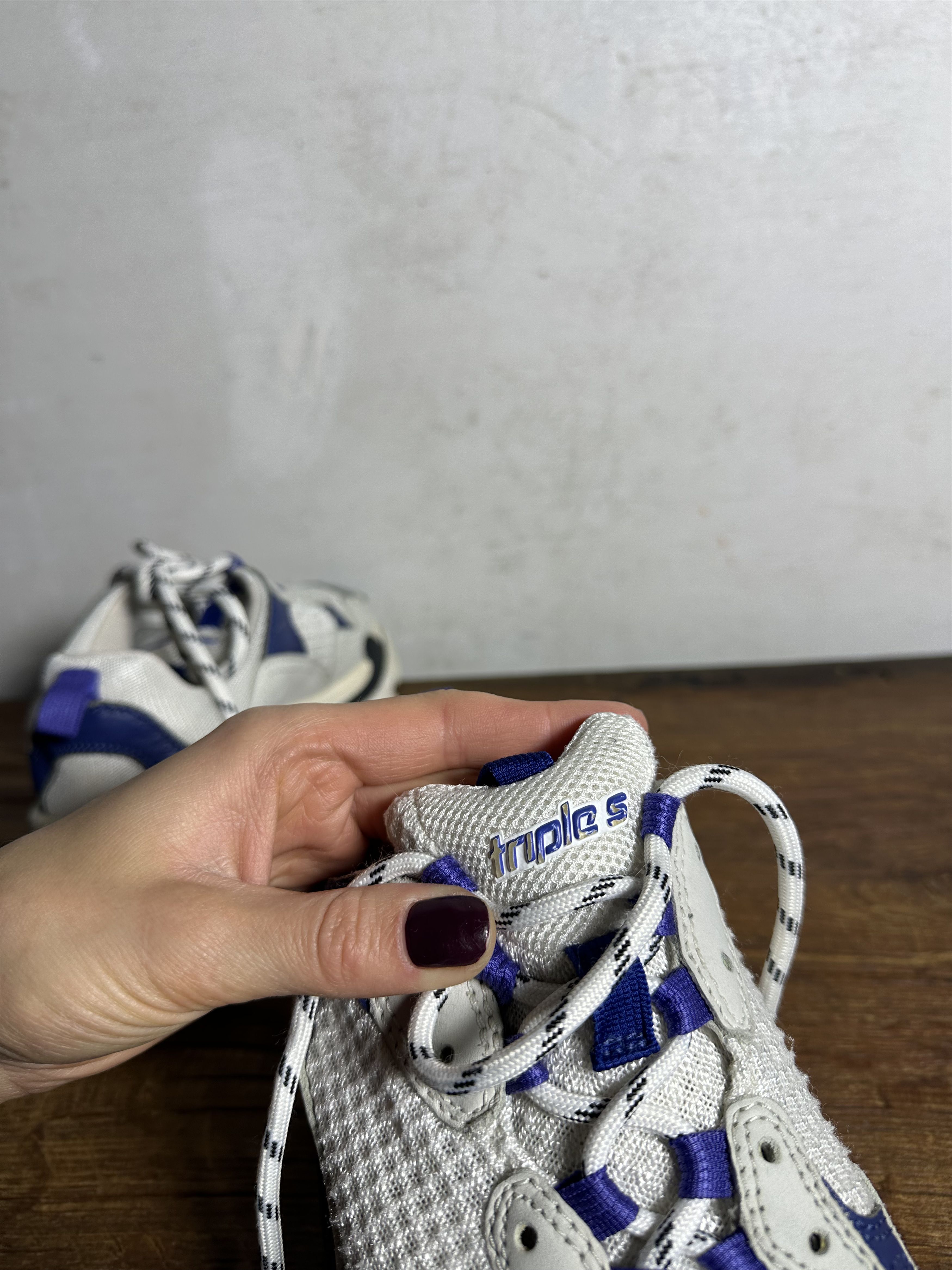 Balenciaga Balenciaga Triple S White Purple W Size US 7.5 / EU 40-41 - 19 Thumbnail