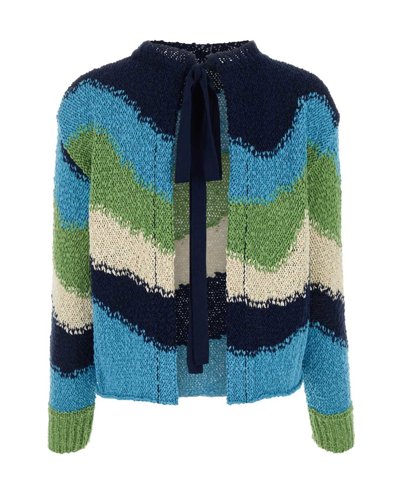 Marni o1y1125 Crewneck Sweater in Multicolor Size XS / US 0-2 / IT 36-38 - 2 Thumbnail