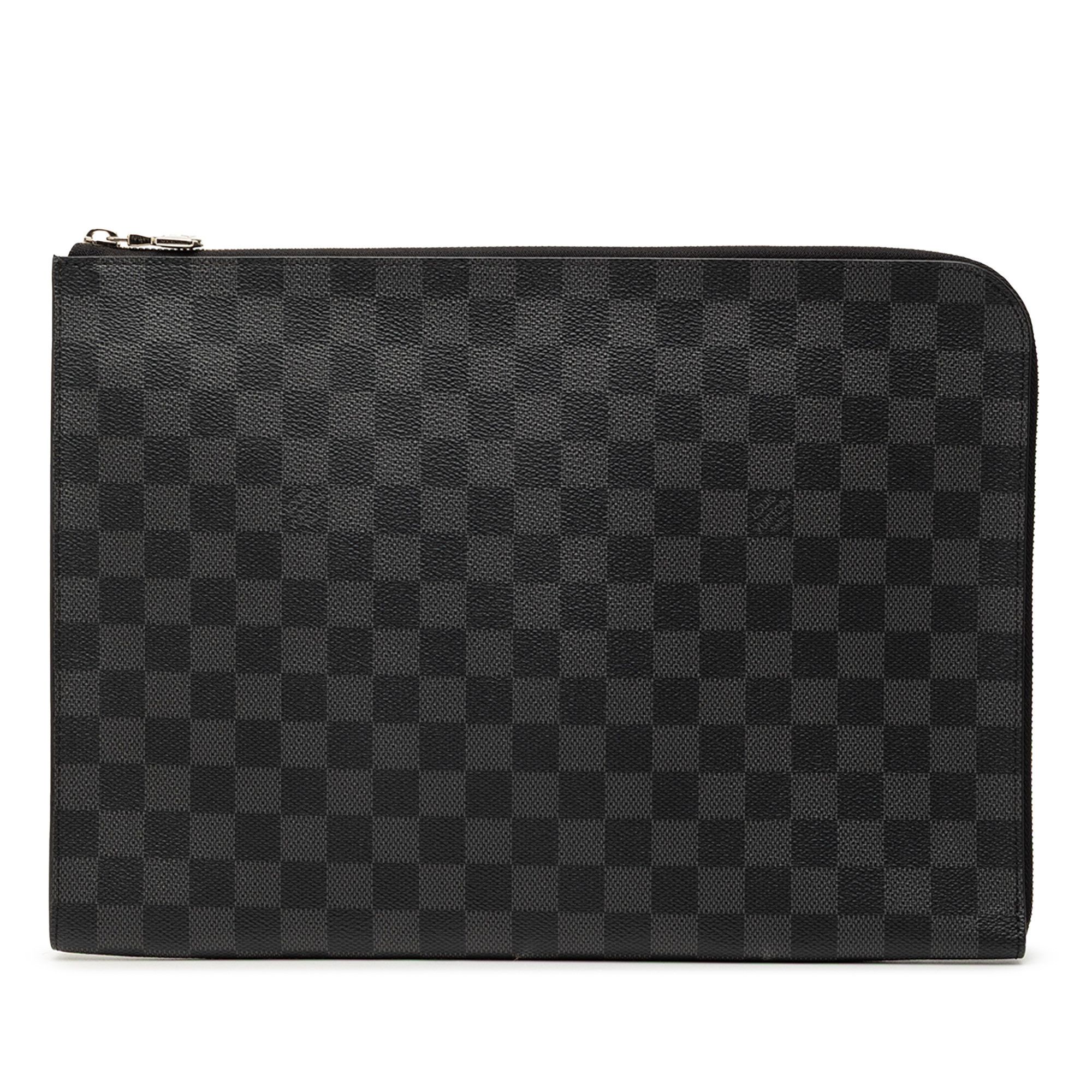 Louis Vuitton Louis Vuitton Damier Graphite Pochette Jour GM Size ONE SIZE - 1 Thumbnail