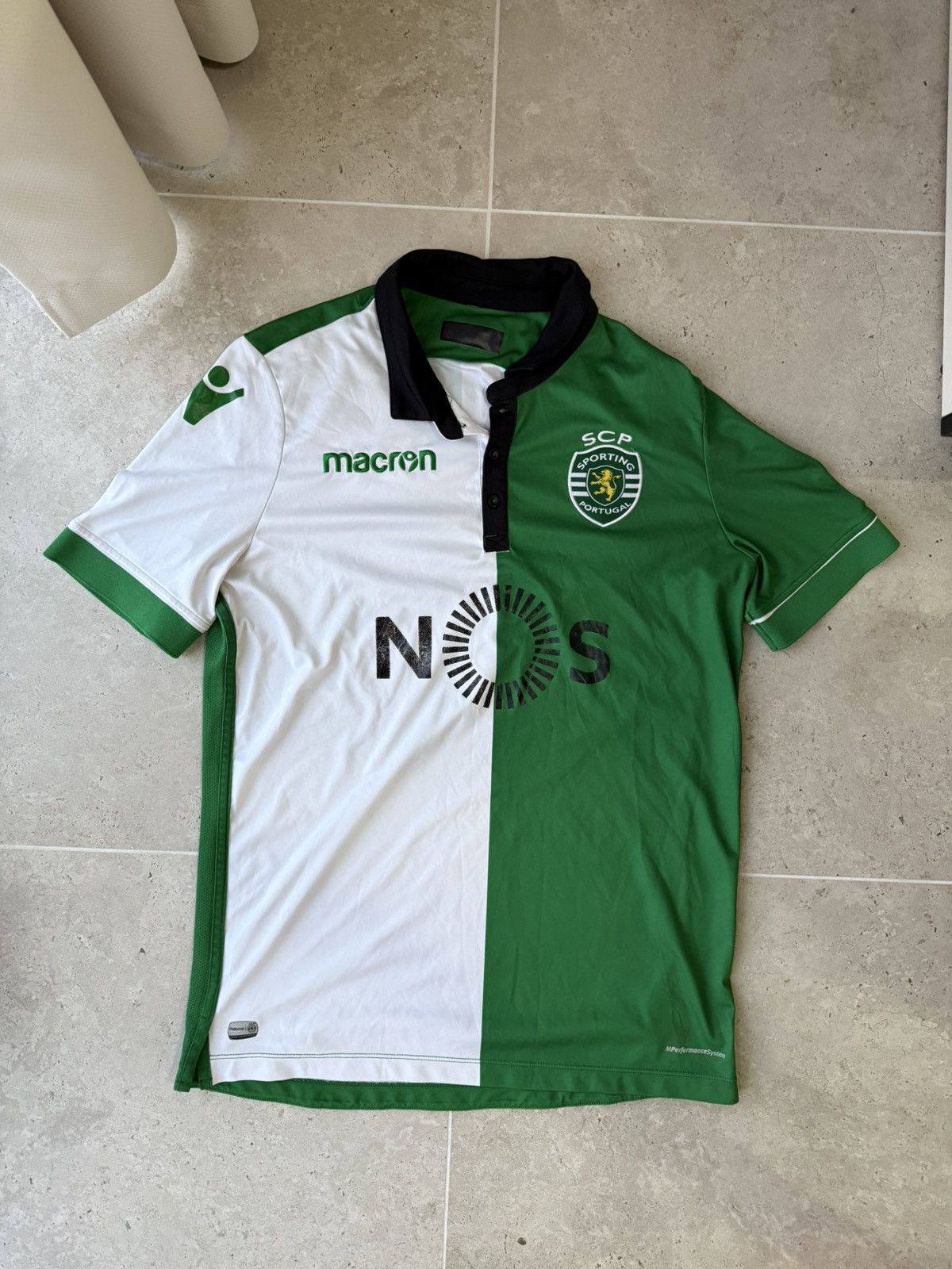 Macron Macron Sporting Club Home Jersey Size US M / EU 48-50 / 2 - 1 Thumbnail