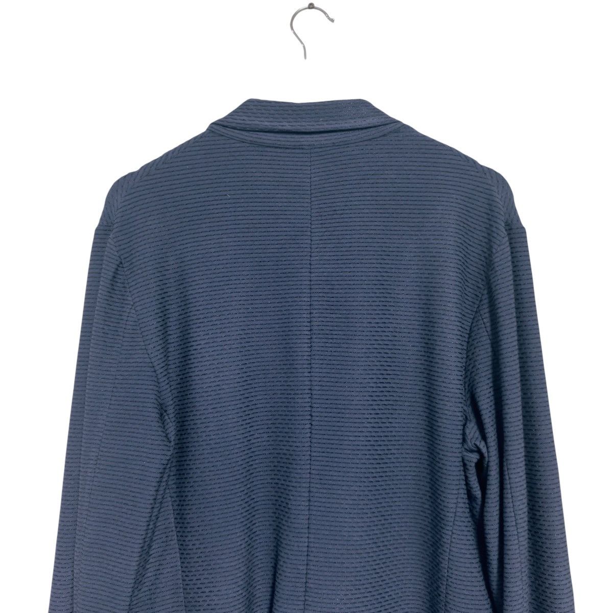 Emporio Armani Emporio Armani Textured Knit Blazers Navy Size US M / EU 48-50 / 2 - 7 Thumbnail