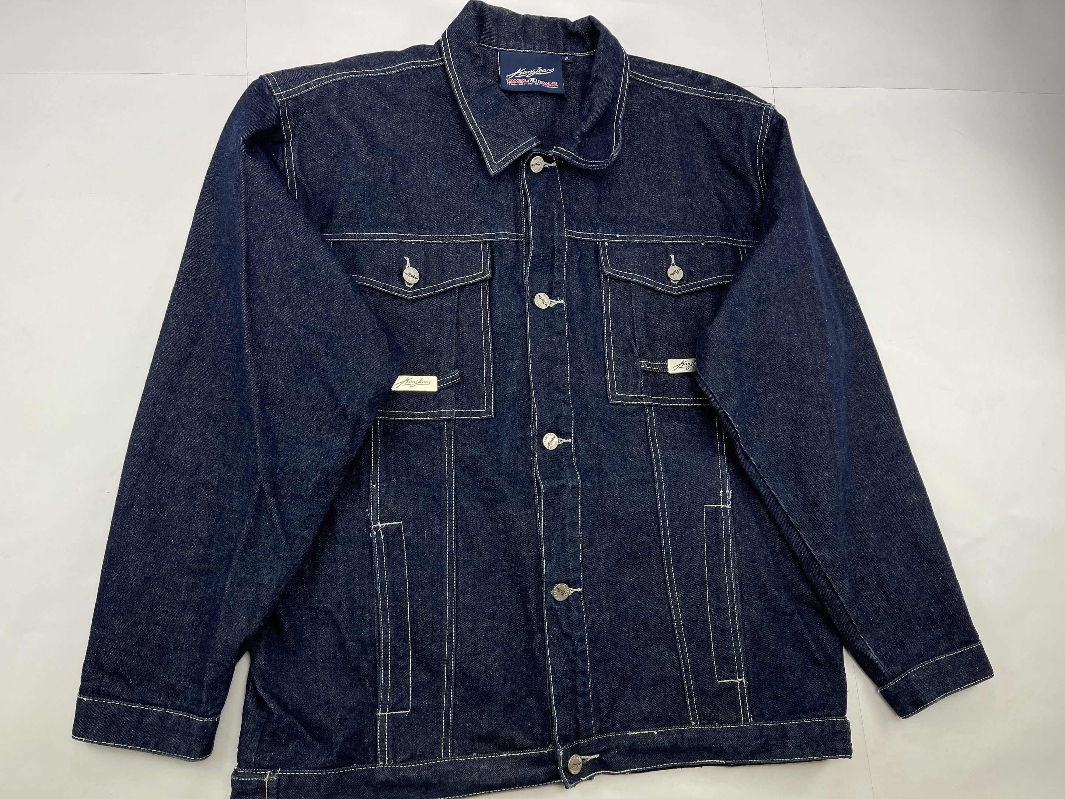 Karl Kani Karl Kani jacket, blue, vintage Kani denim jacket, 90s XL Size US XL / EU 56 / 4 - 7 Thumbnail