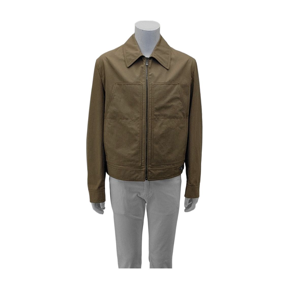 Versace Versace Brown Cotton Jacket 52 Size US L / EU 52-54 / 3 - 1 Thumbnail