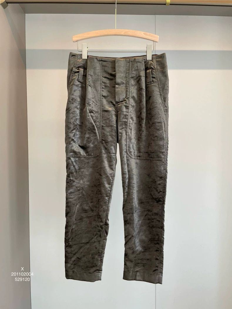 Brunello Cucinelli Brunello Cucinelli Green Velvet Casual Pants - dmc Size US 36 / EU 52 - 1 Thumbnail