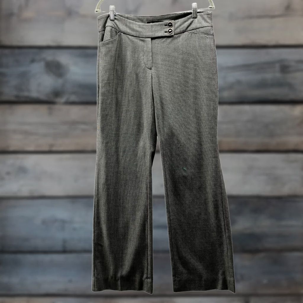 White House Black Market White House Black Market Pants Dress Pants Womens 8 Gray Plaid Bootcut Size 30" / US 8 / IT 44 - 1 Thumbnail