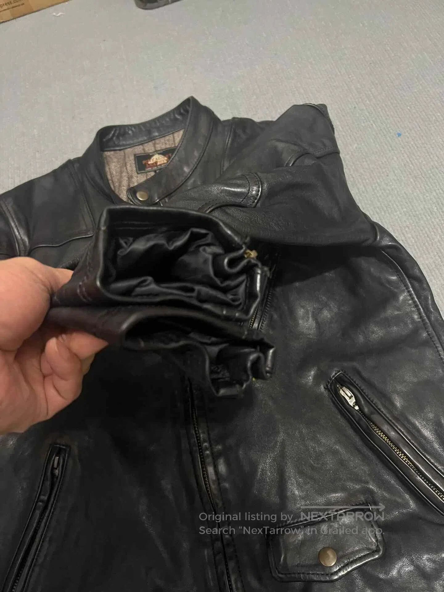 RRL Ralph Lauren Men's Horsehide Leather Jacket. Size US XL / EU 56 / 4 - 6 Thumbnail