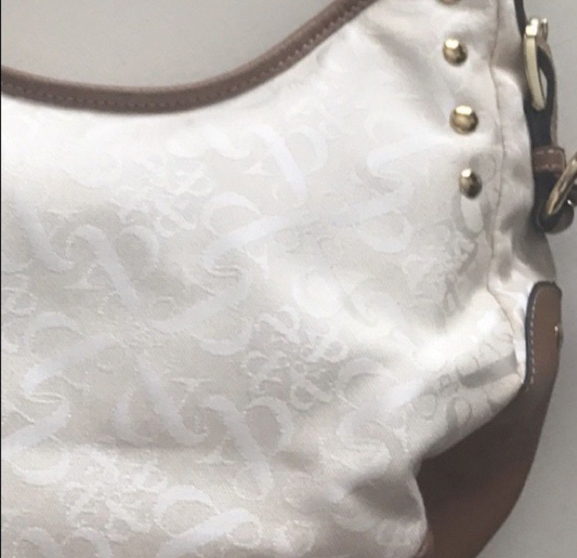 Style & Co STYLE & CO LEATHER EMBROIDERED HAND BAG Size ONE SIZE - 3 Thumbnail