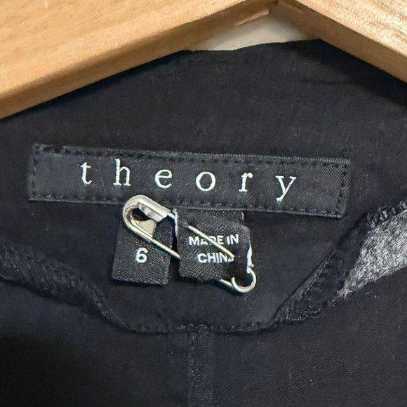 Theory Theory Black Open Front Blazer Women’s Size 8 Size M / US 6-8 / IT 42-44 - 3 Thumbnail
