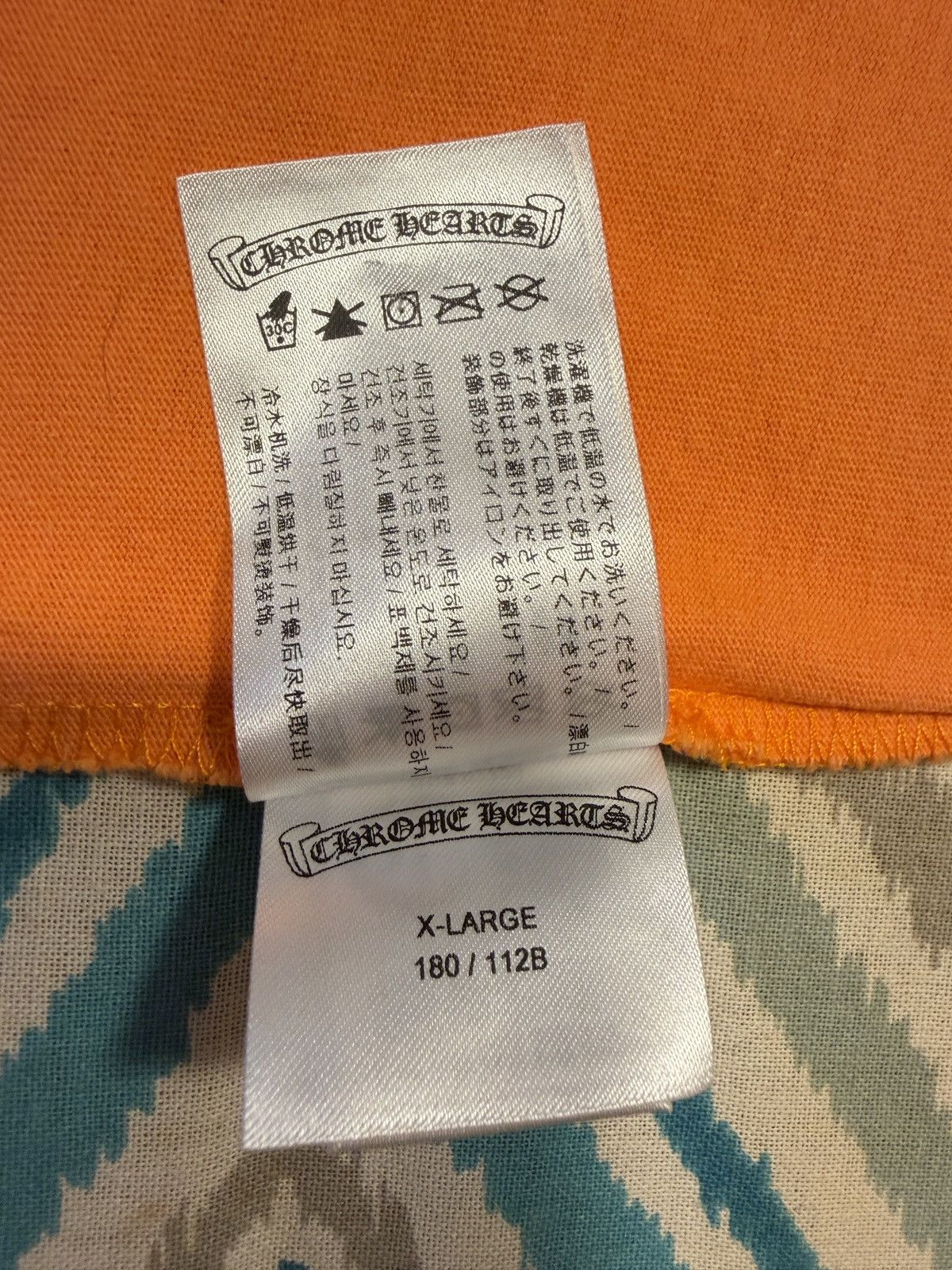 Chrome Hearts Chrome hearts x Mattyboy orange link & build t-shirt!! Size US XL / EU 56 / 4 - 12 Thumbnail