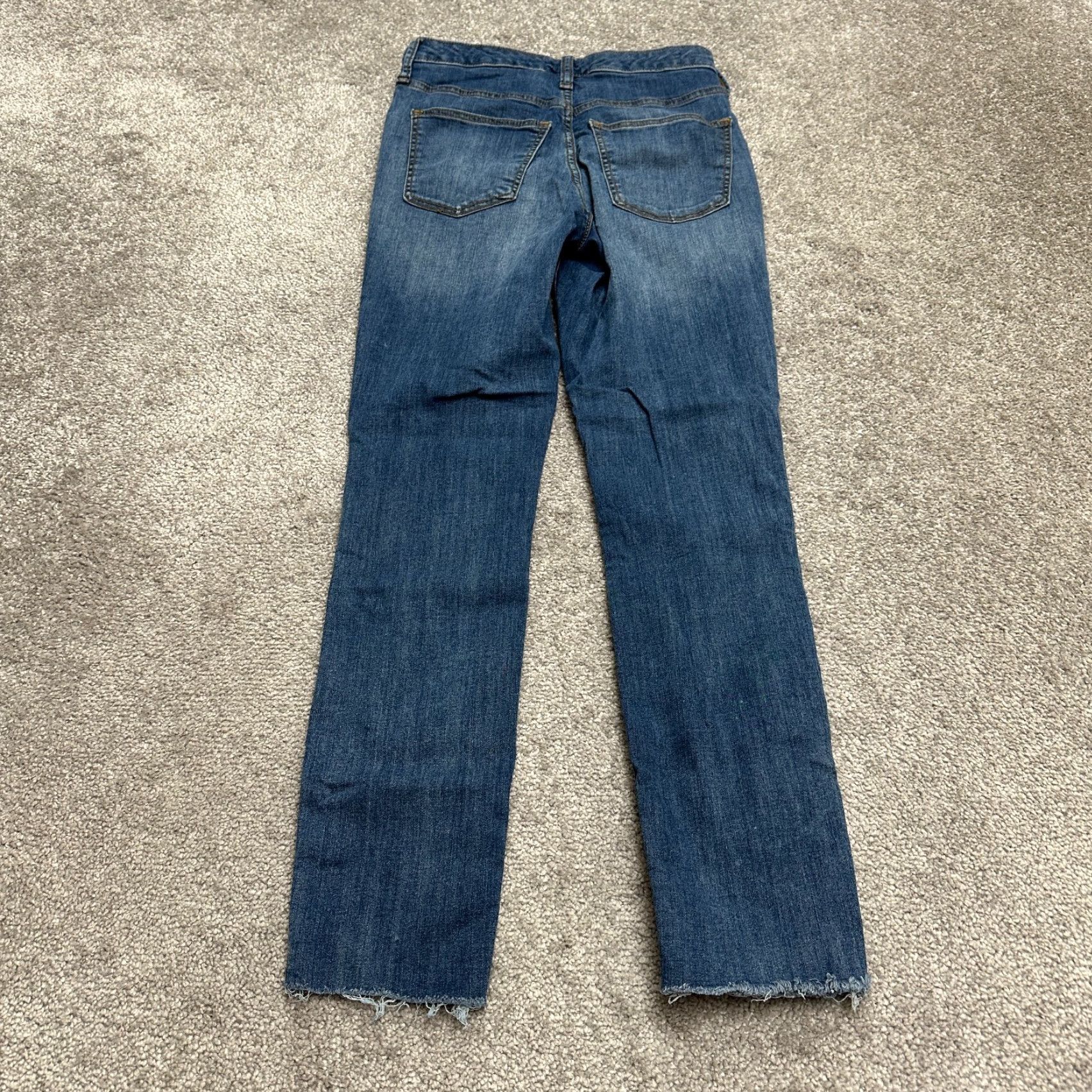Vintage Universal Thread High Rise Skinny Denim Jeans Women 2/26R Blue Medium Wash 26x26 Size 26" / US 2 / IT 38 - 2 Thumbnail