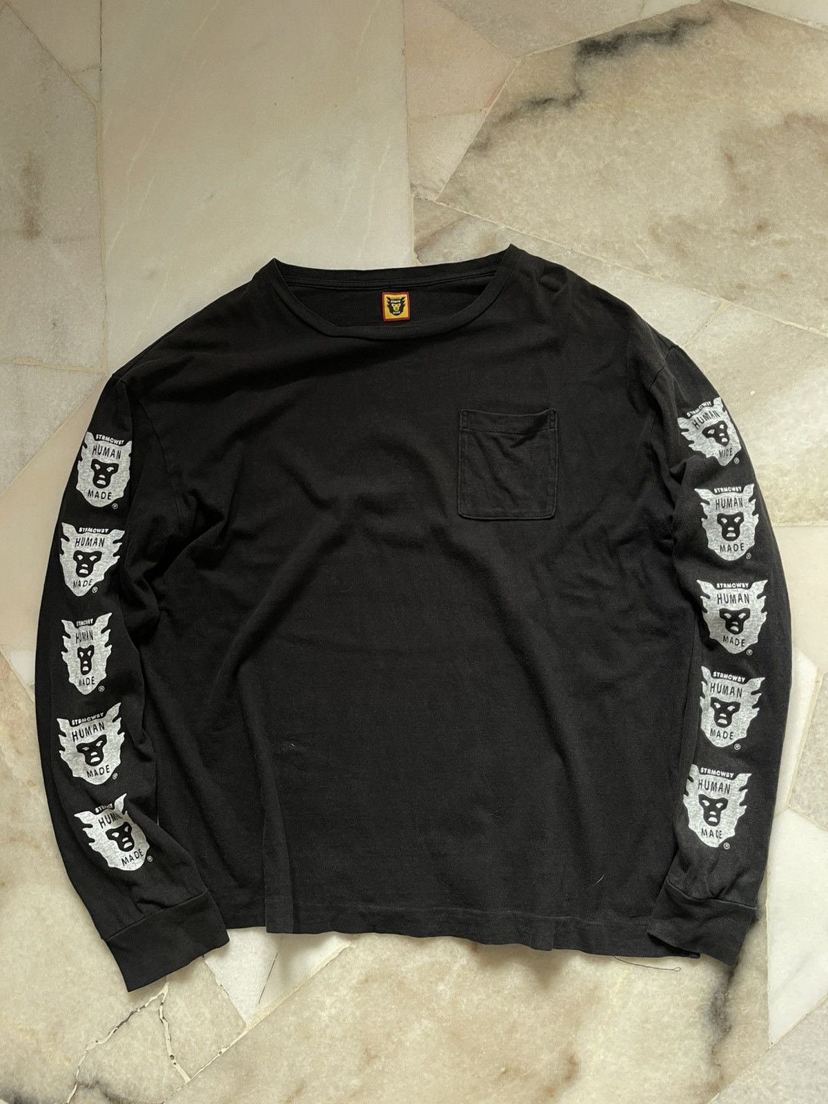 Human Made 2000s Faded Human Made Sleeve Logo A1 Size US L / EU 52-54 / 3 - 15 Thumbnail