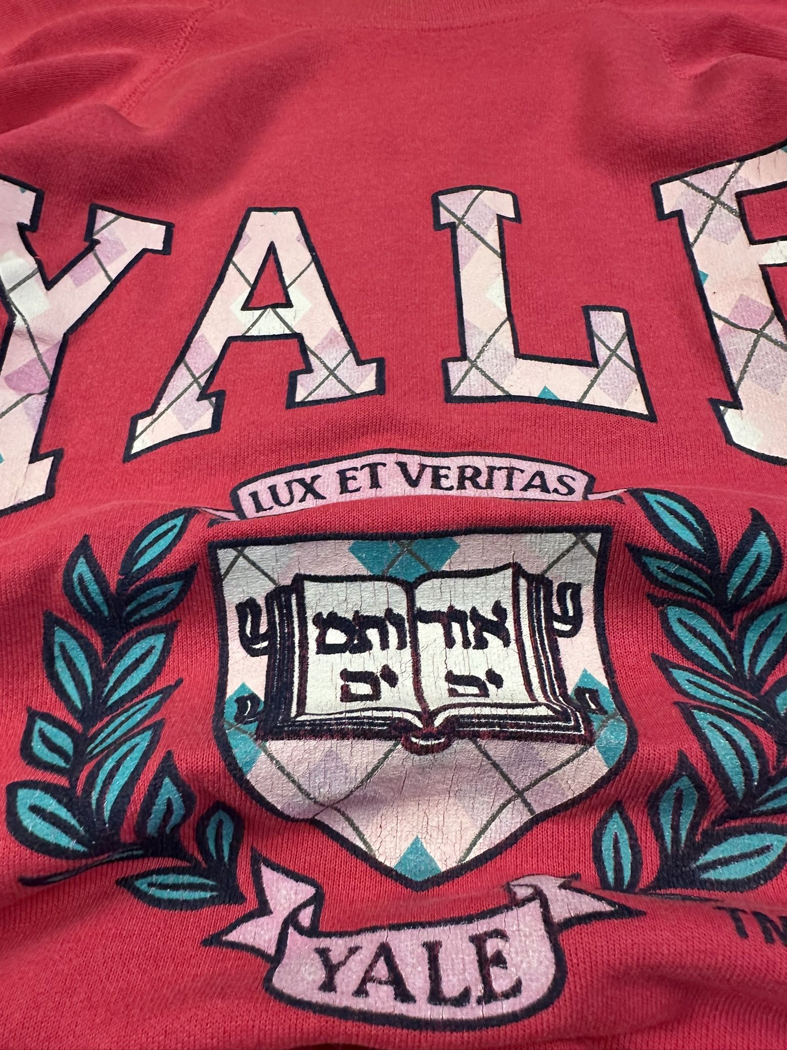 Hanes 80s Vintager Yale University Hanes Boxy Crewneck Size US L / EU 52-54 / 3 - 5 Thumbnail