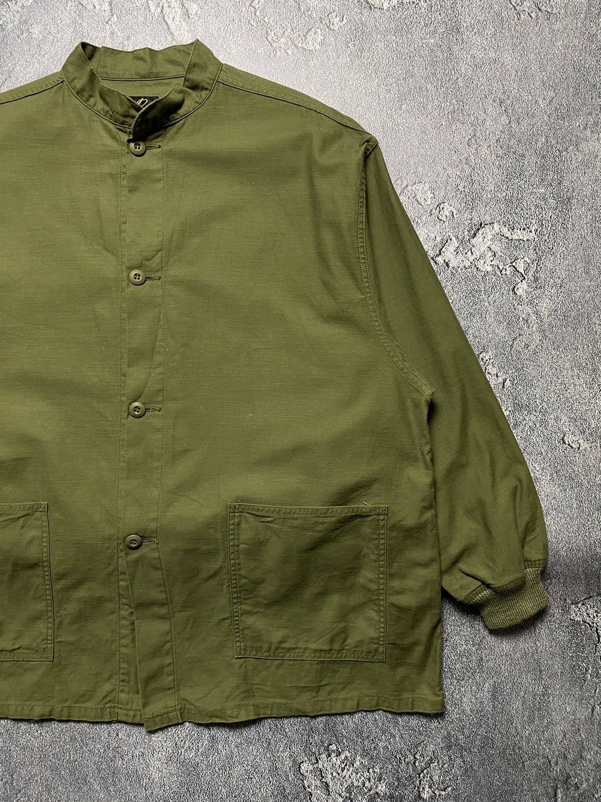 Japanese Brand × Needles Needles Oversize Japanese Work Army Button Jacket Size US L / EU 52-54 / 3 - 4 Thumbnail
