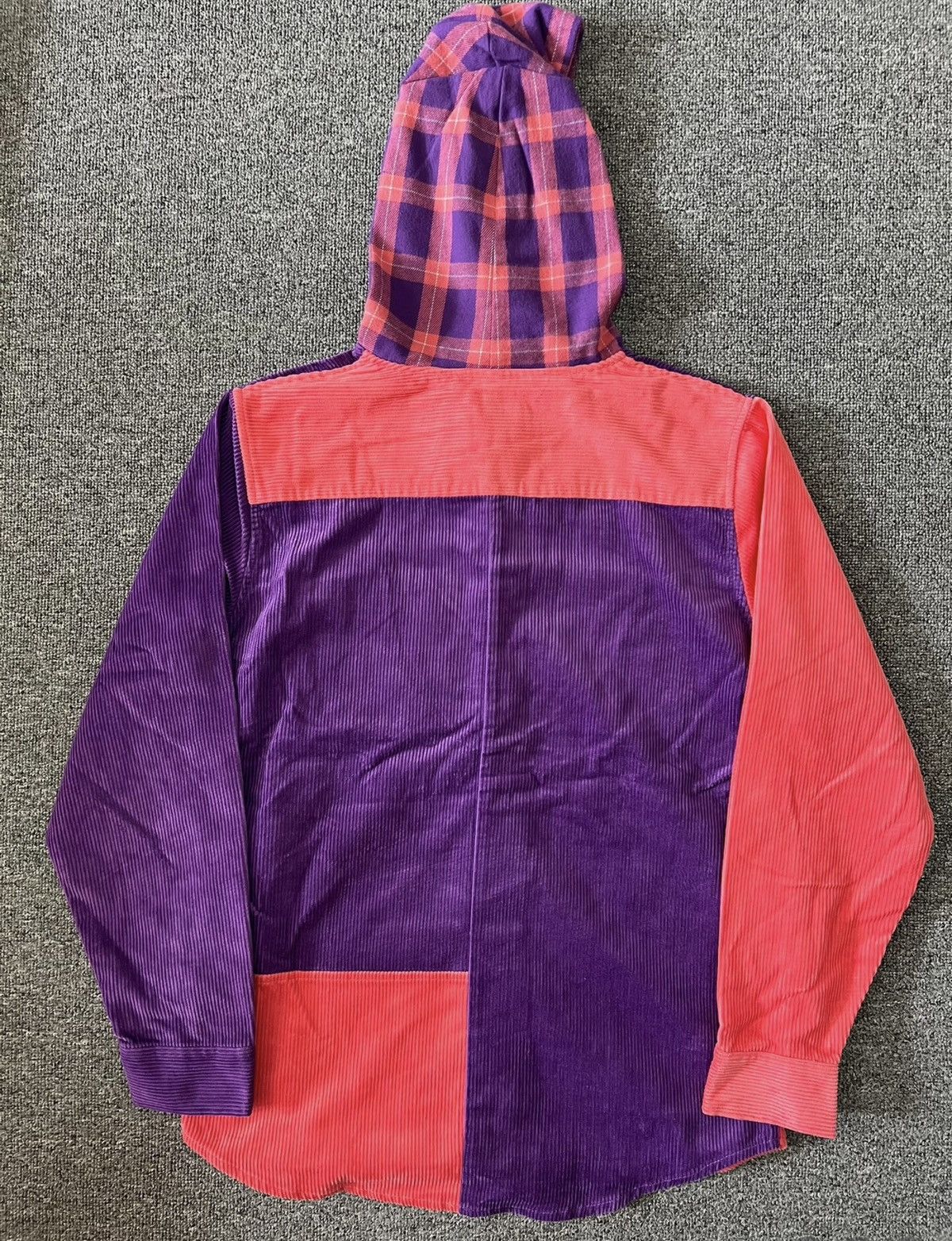 Teddy Fresh Teddy Fresh Corduroy Button-Up Hooded Shirt Jacket Size US XXL / EU 58 / 5 - 2 Thumbnail