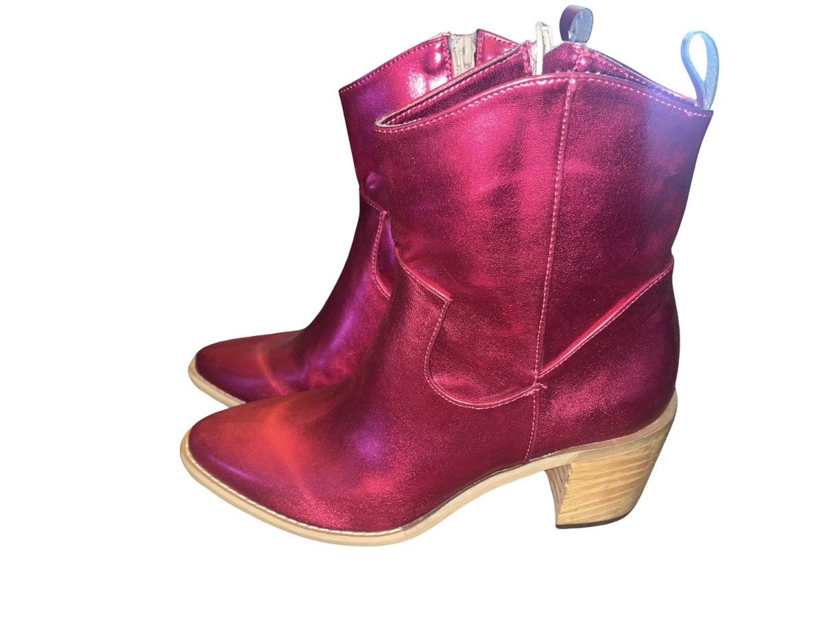 Other Handmade metallic pink boots Size US 7 / IT 37 - 3 Thumbnail
