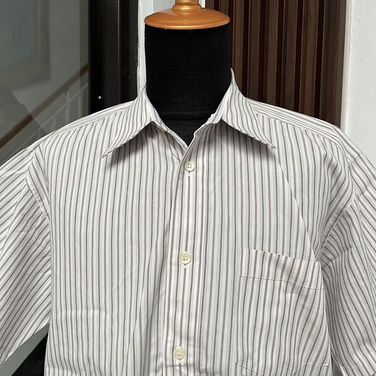 Issey Miyake Vintage 90s ISSEY MIYAKE Buttom Ups Shirt Striped Size US L / EU 52-54 / 3 - 3 Thumbnail