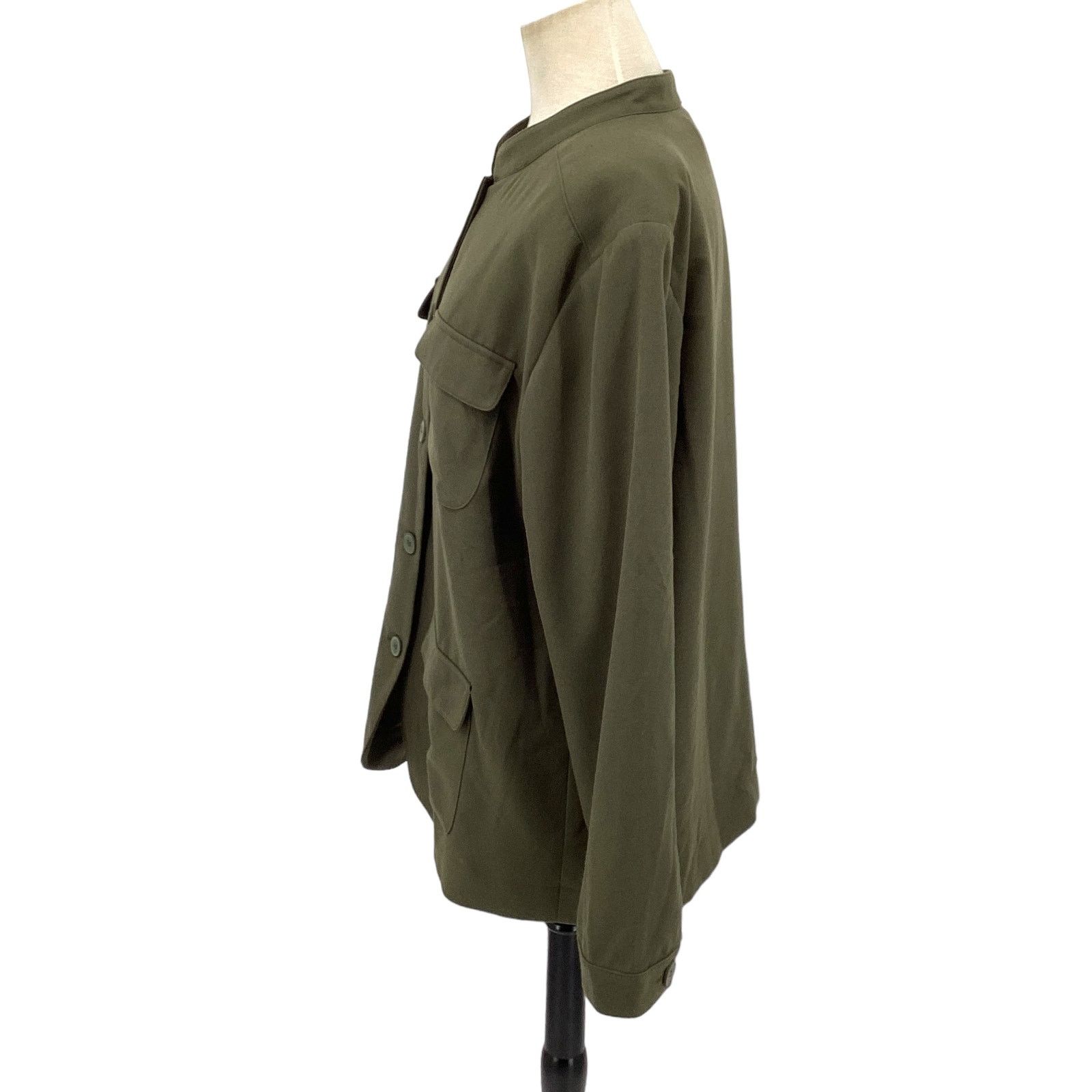 Treasure & Bond Treasure & Bond Green Button Up Utility Shacket Large NWOT Size L / US 10 / IT 46 - 4 Thumbnail