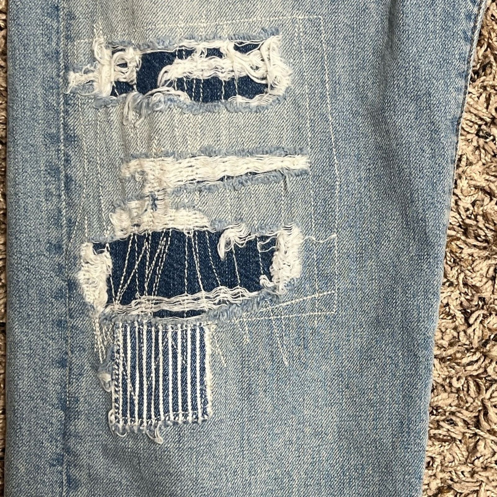 Other Deniminst Montauk NY Distressed Boyfriend Jean size 26 NWOT Size 26" / US 2 / IT 38 - 8 Thumbnail