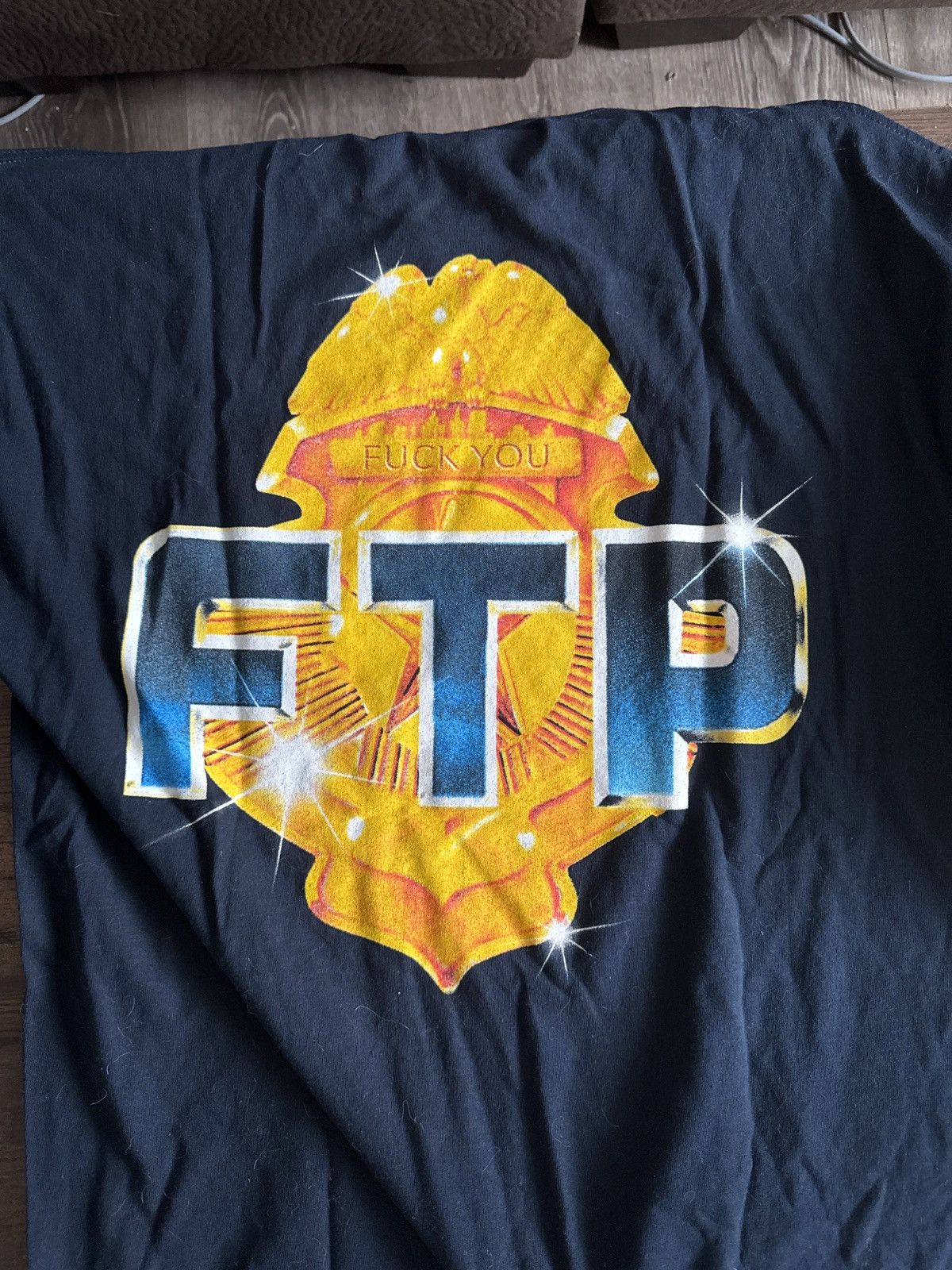 Fuck The Population FTP police Badge tee Size US L / EU 52-54 / 3 - 1 Thumbnail