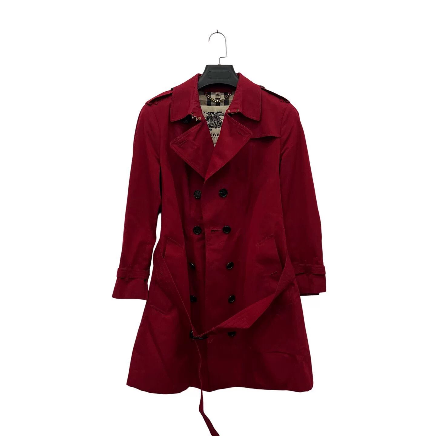 Burberry Burberry Red Coat M Women Size M / US 6-8 / IT 42-44 - 1 Thumbnail