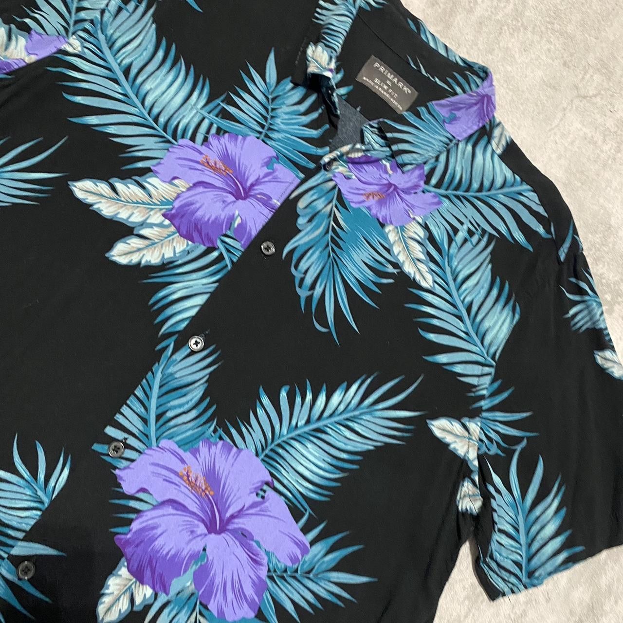 Other Black and purple Hawaiian shirt #HawaiianShirt Size US XL / EU 56 / 4 - 3 Thumbnail