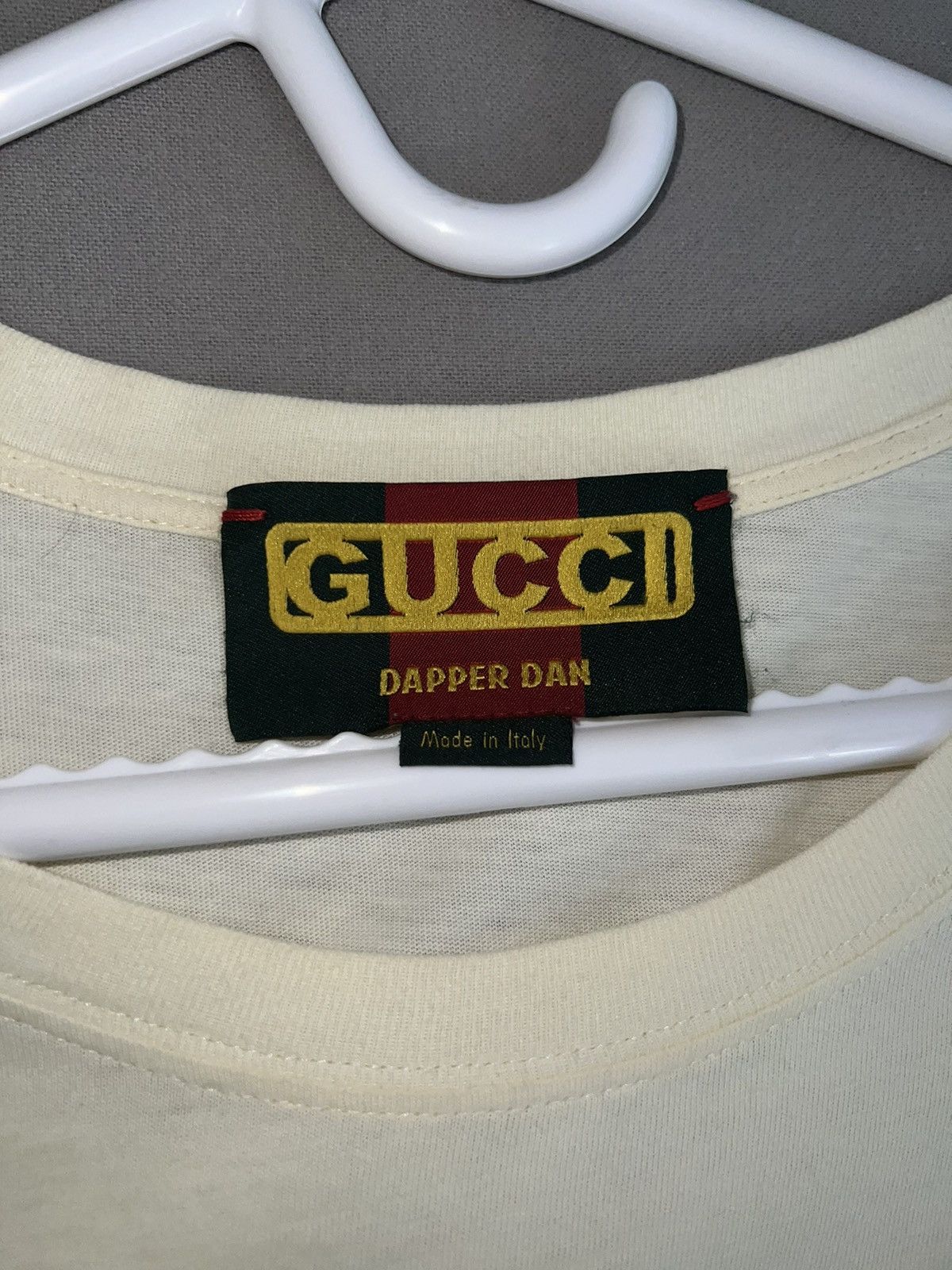 Gucci Dapper Dan Gucci Collab Tshirt Beige / Offwhite Size US M / EU 48-50 / 2 - 3 Thumbnail
