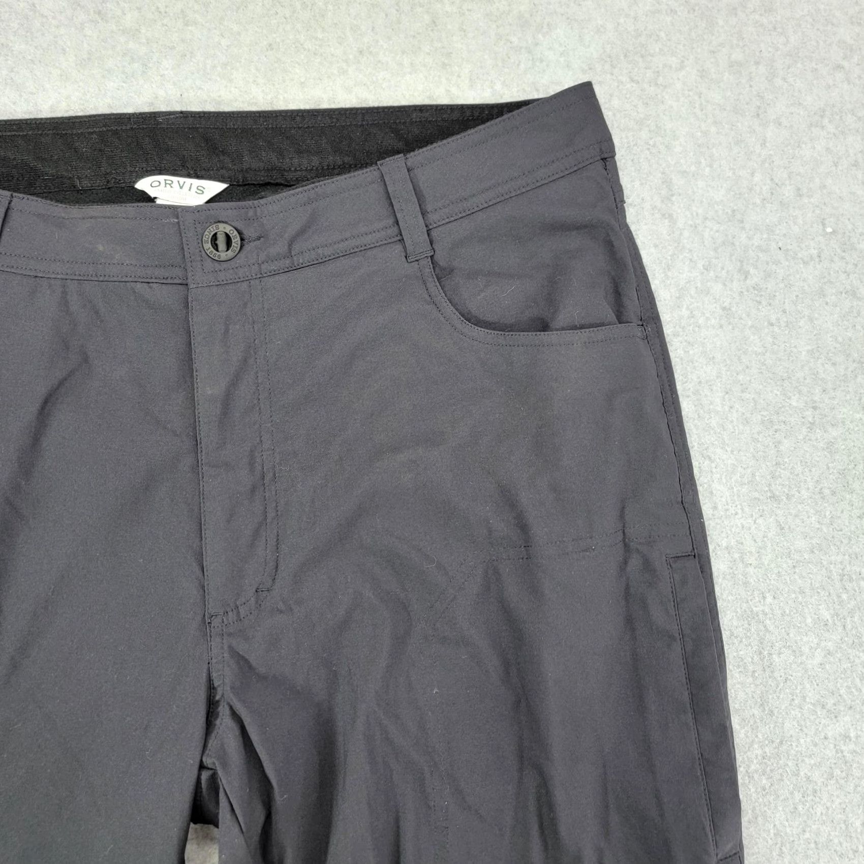 Orvis Orvis Snow Pants Mens 38x29 Gray Fleece Lined Softshell Stretch Hiking Outdoor Pants Mens Regular 38 Gray Snow Size US 38 / EU 54 - 3 Thumbnail