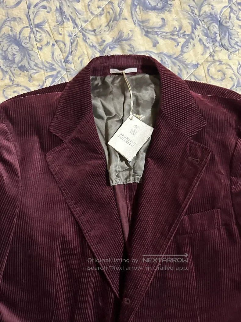 Brunello Cucinelli Brunello Cucinelli Corduroy suit jacket Size 50L - 3 Thumbnail