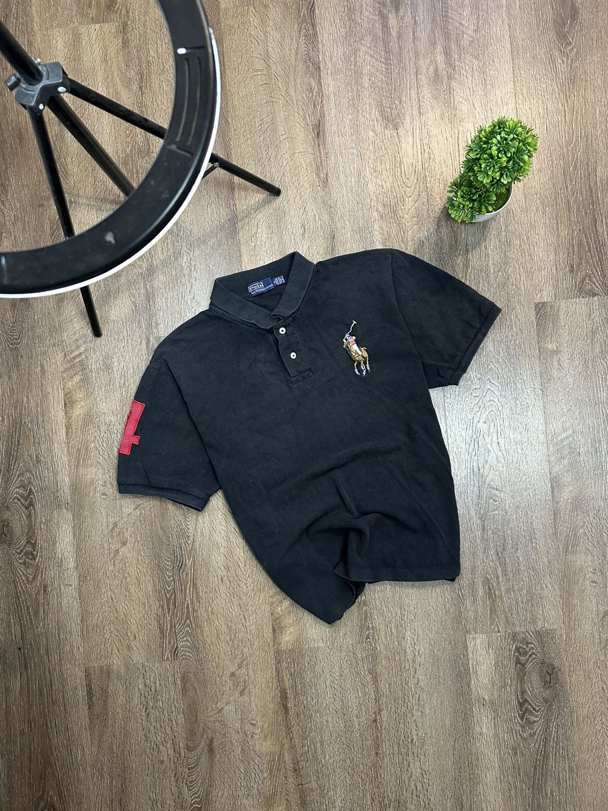 Polo Ralph Lauren Vintage Polo Ralph Lauren T-Shirt Number 4 Big Logo Size US XL / EU 56 / 4 - 1 Thumbnail